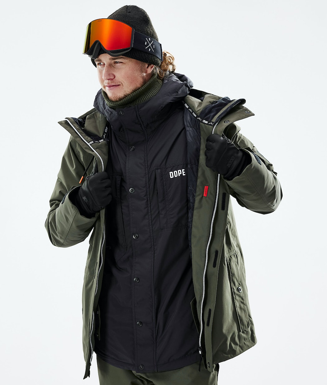 Dope Insulated Snowboardjacke Herren Schwarz | TX6730254