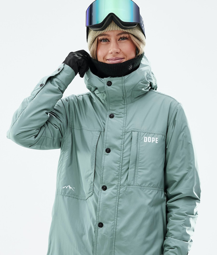 Dope Insulated W Snowboardjacke Damen Grün | GC5341208