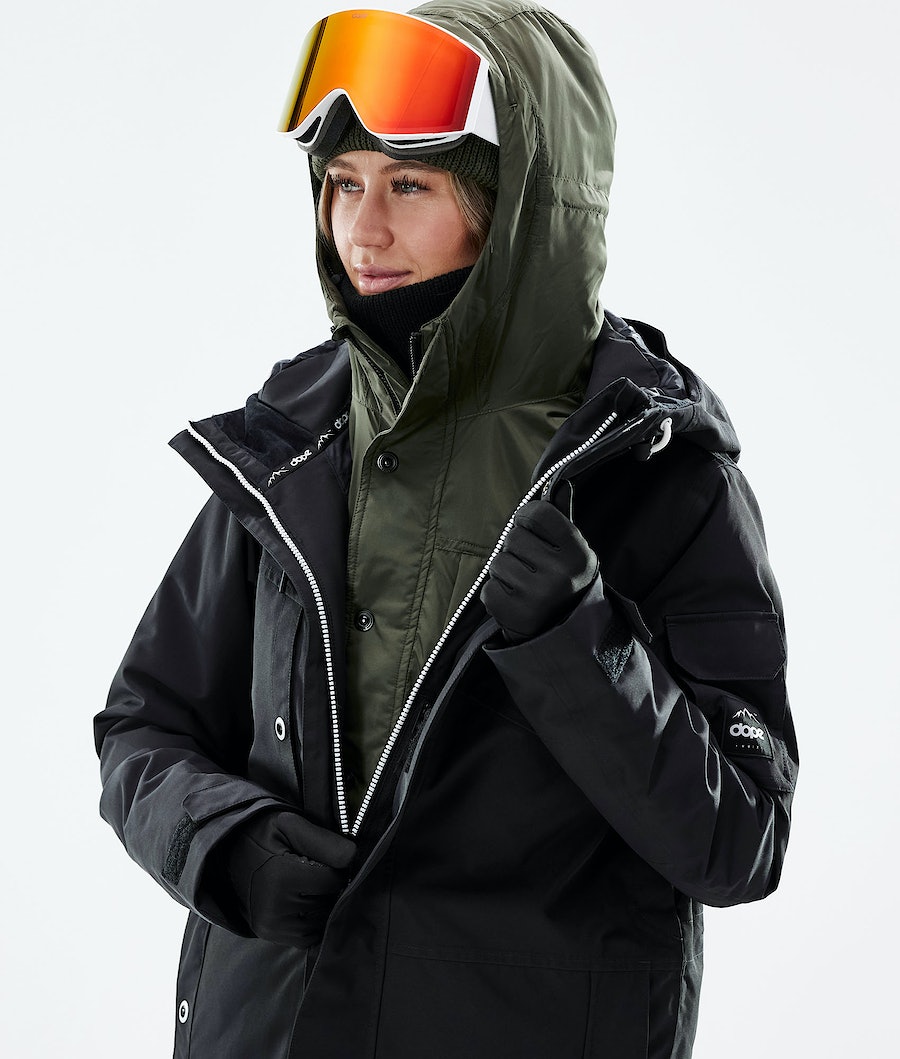 Dope Insulated W Snowboardjacke Damen Olivgrün Grün | IN3051647