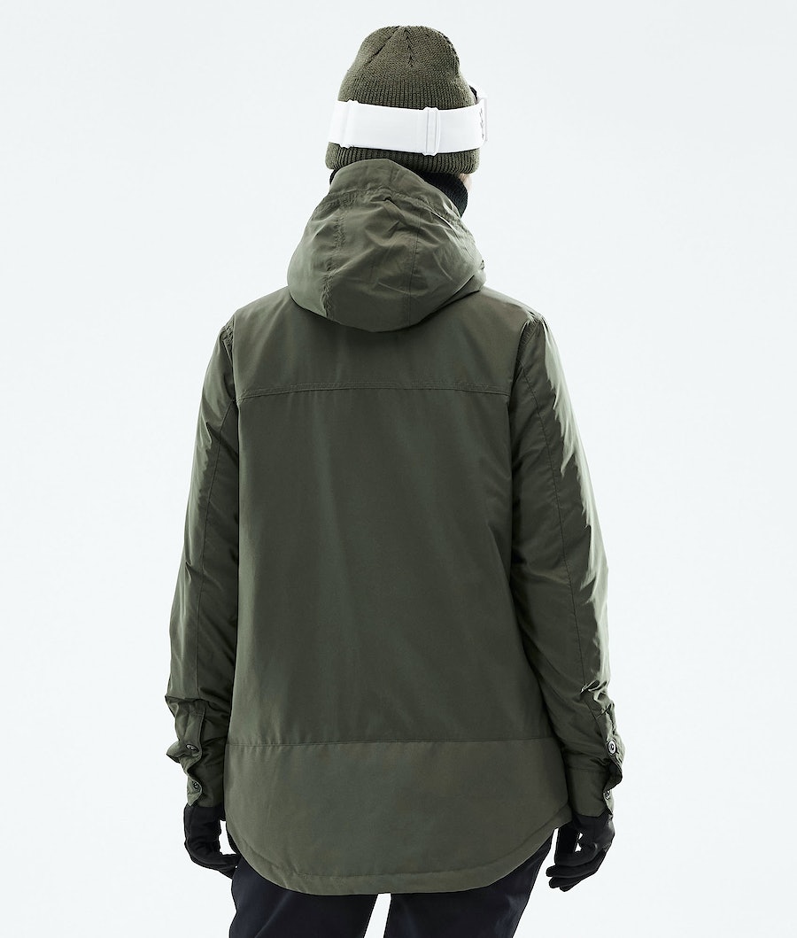 Dope Insulated W Snowboardjacke Damen Olivgrün Grün | IN3051647