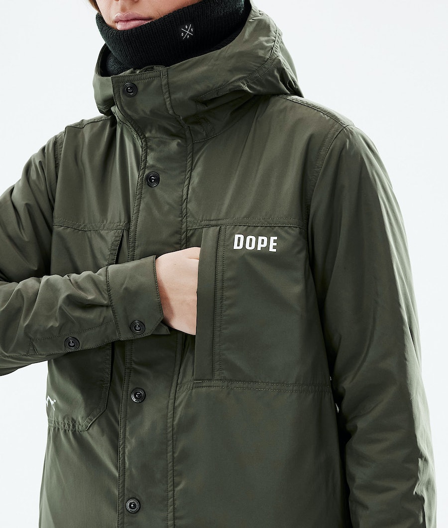 Dope Insulated W Snowboardjacke Damen Olivgrün Grün | IN3051647