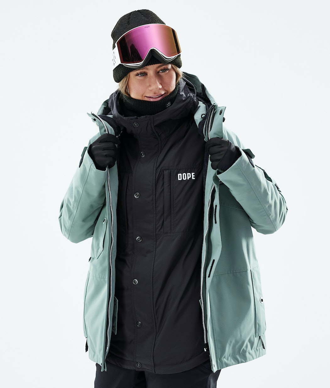 Dope Insulated W Snowboardjacke Damen Schwarz | JO2679845
