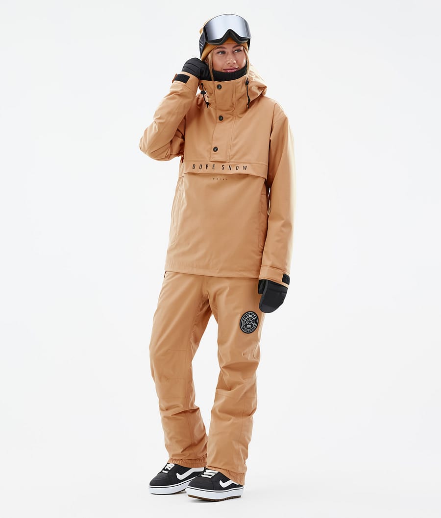 Dope Legacy W Snowboardjacke Damen Khaki Gelb | HX4957820