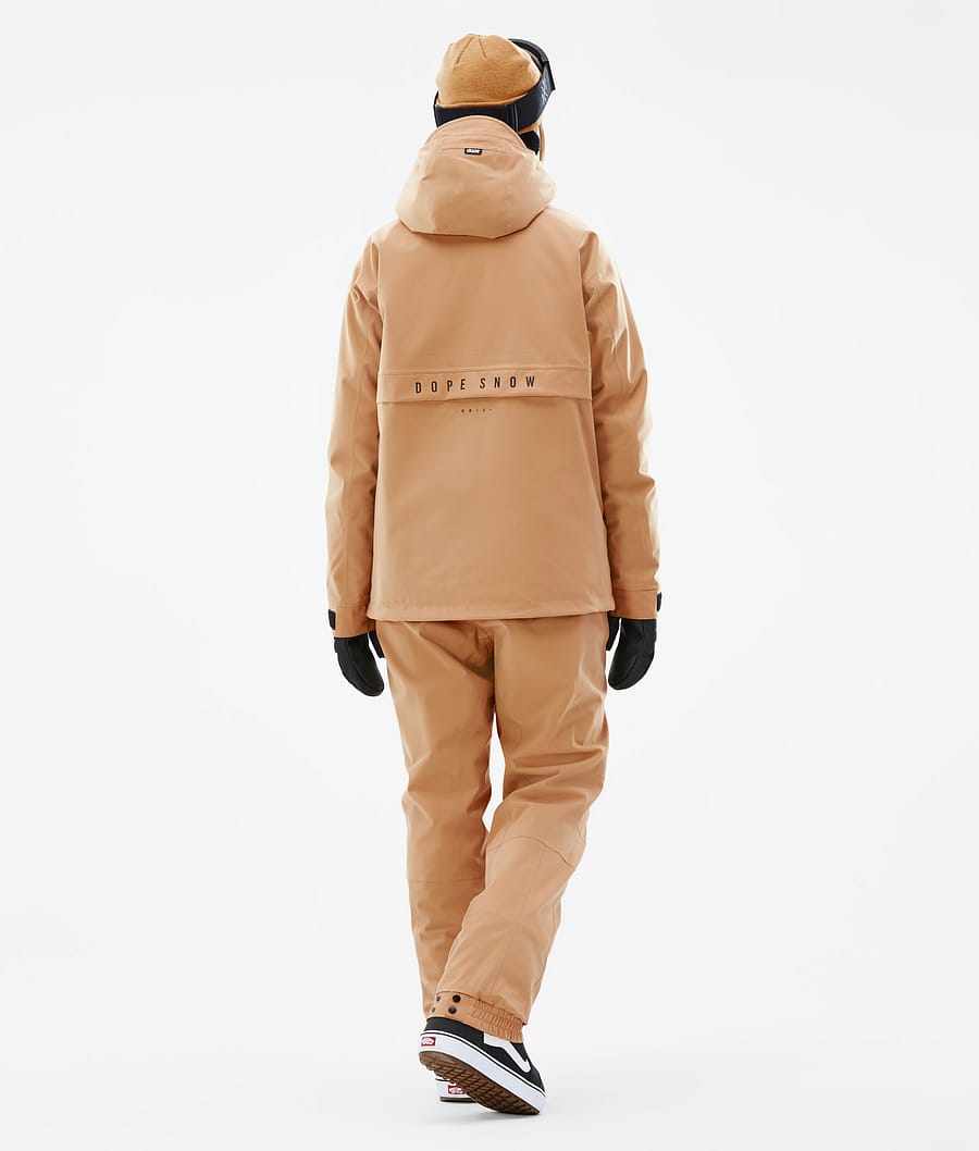 Dope Legacy W Snowboardjacke Damen Khaki Gelb | HX4957820