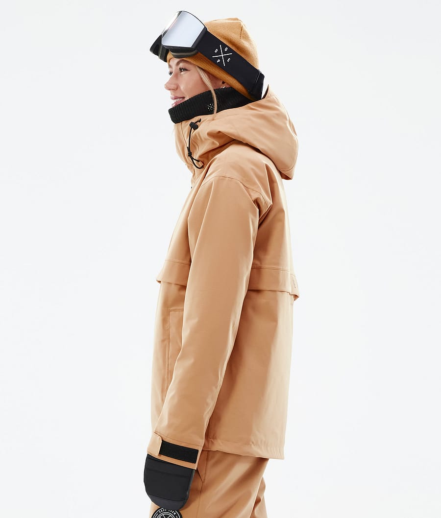 Dope Legacy W Snowboardjacke Damen Khaki Gelb | HX4957820