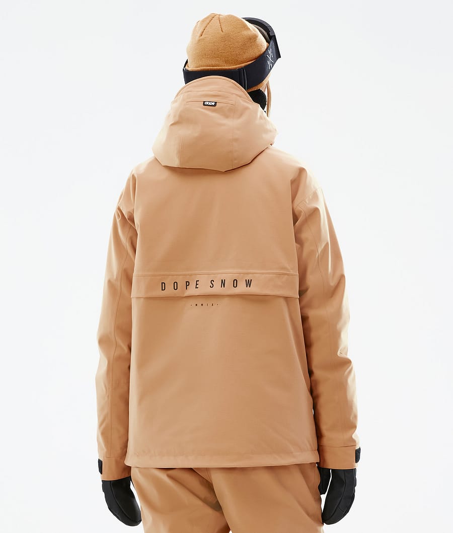Dope Legacy W Snowboardjacke Damen Khaki Gelb | HX4957820