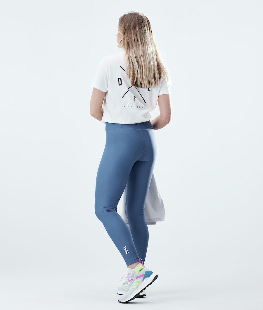 Dope Lofty Leggings Damen Blau Grau | HD4726103