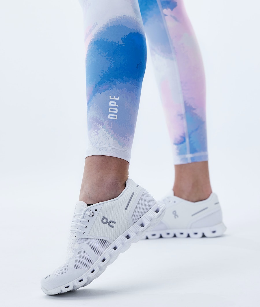 Dope Lofty Leggings Damen Blau Rosa | NY4659312