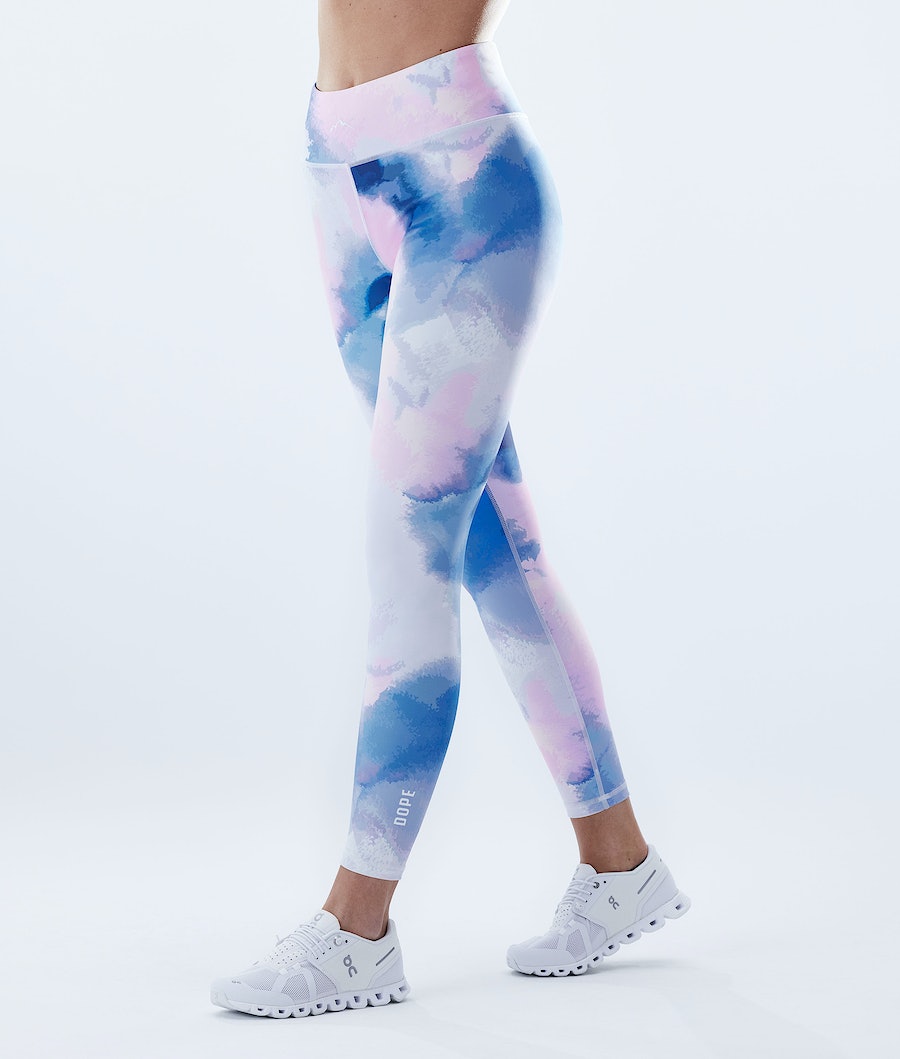 Dope Lofty Leggings Damen Blau Rosa | NY4659312