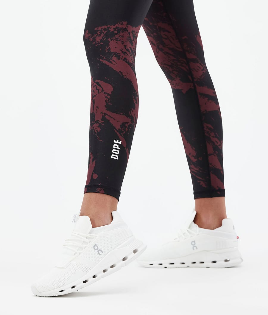 Dope Lofty Leggings Damen Bordeaux | JC2639814
