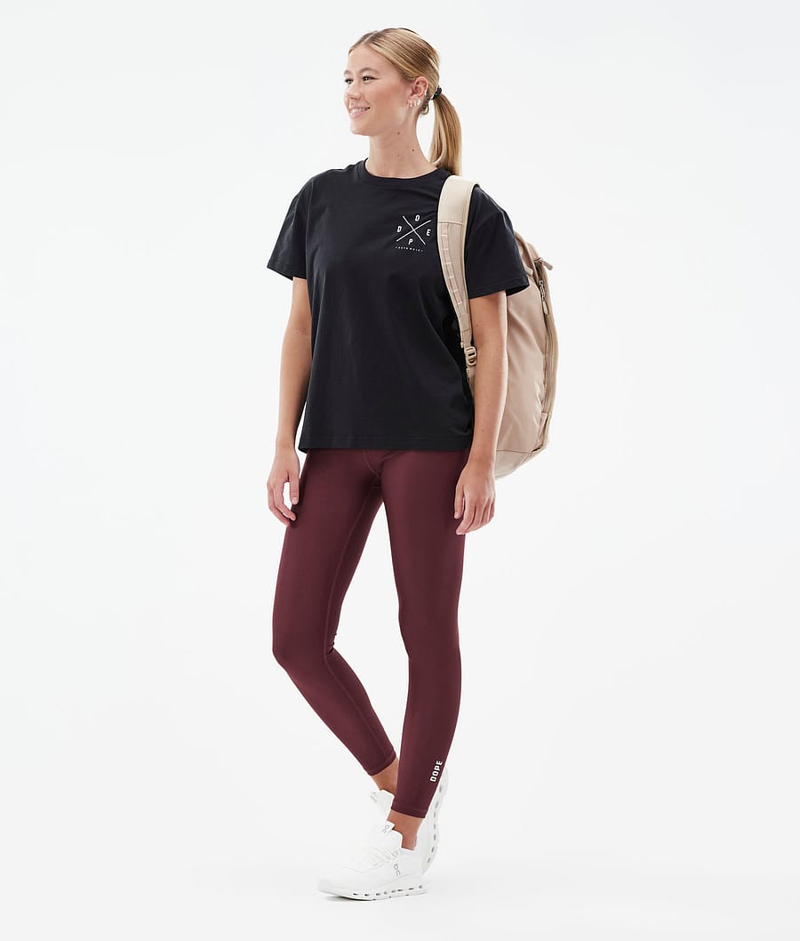 Dope Lofty Leggings Damen Bordeaux | KL2143568