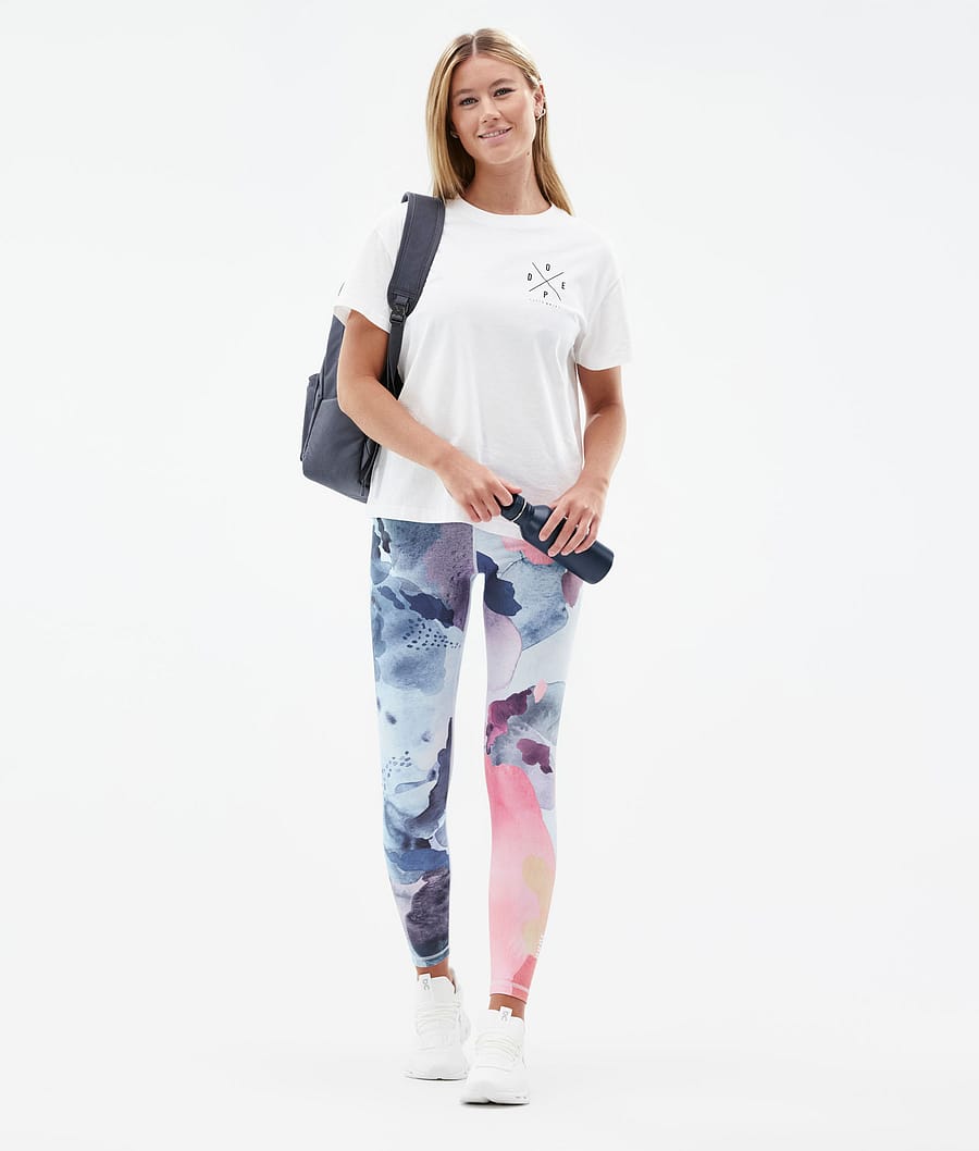 Dope Lofty Leggings Damen Mehrfarbig Rosa | IT7536084