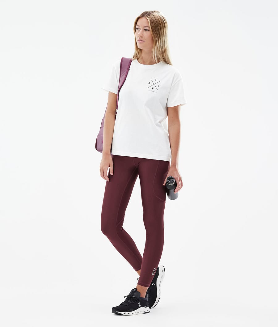 Dope Lofty Tech Leggings Damen Bordeaux | DN2684501