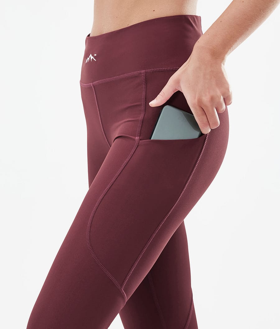 Dope Lofty Tech Leggings Damen Bordeaux | DN2684501