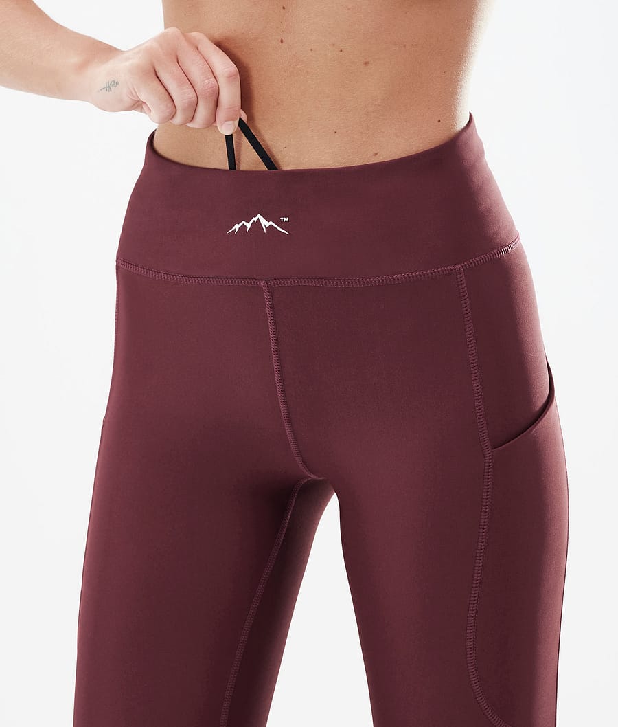 Dope Lofty Tech Leggings Damen Bordeaux | DN2684501