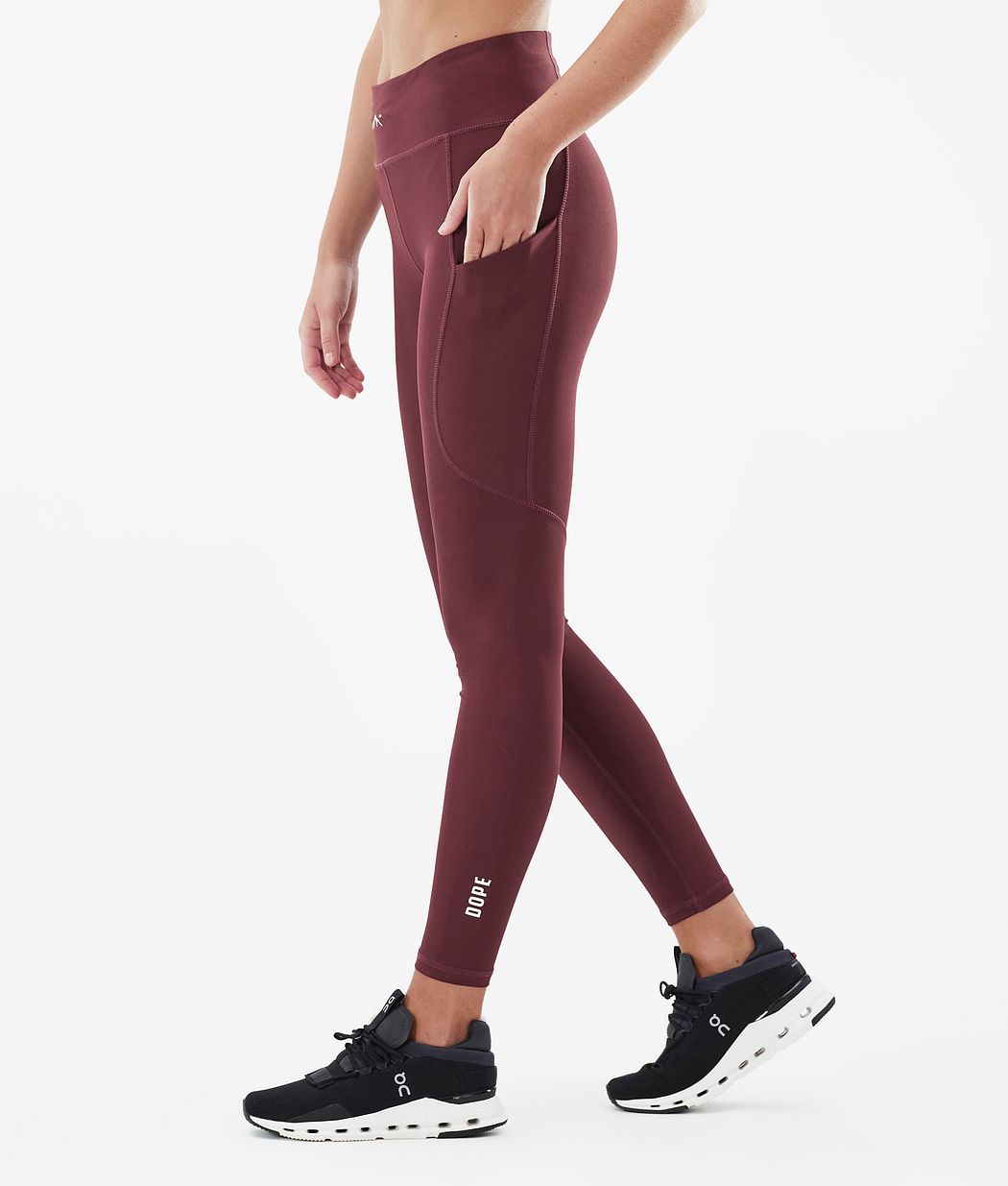 Dope Lofty Tech Leggings Damen Bordeaux | DN2684501
