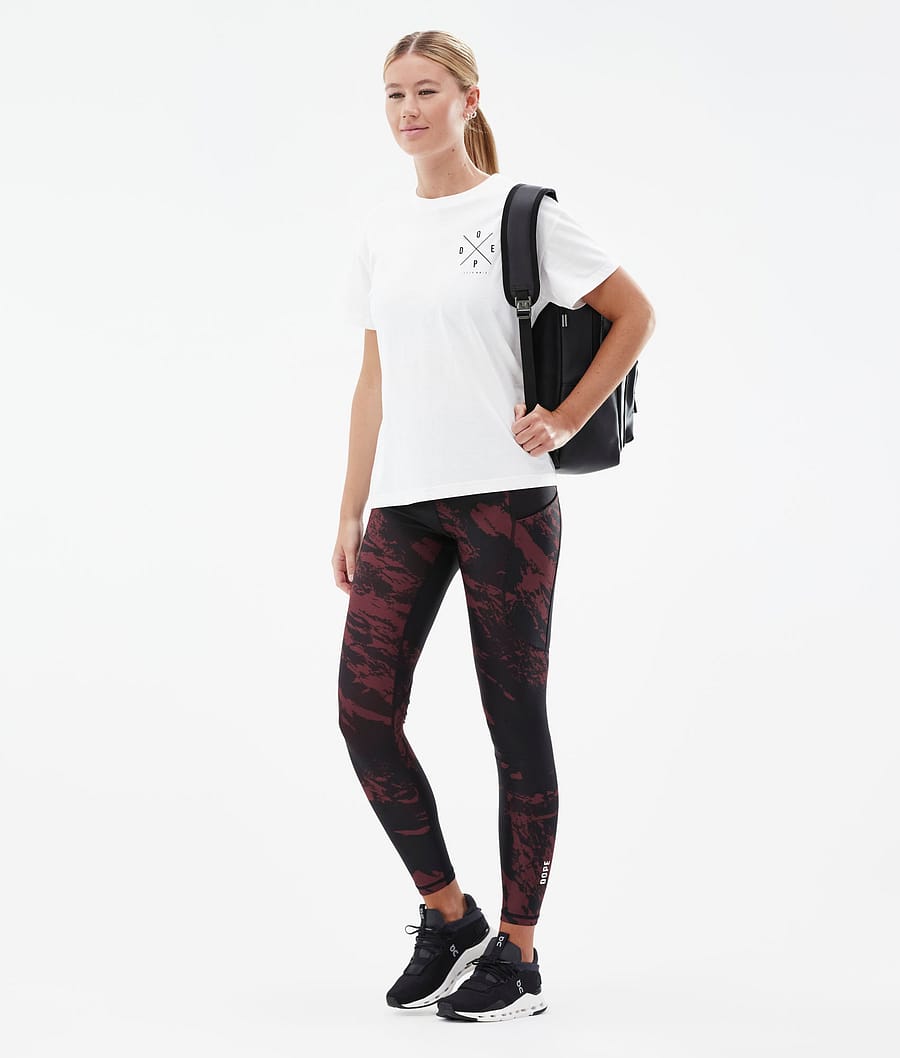 Dope Lofty Tech Leggings Damen Bordeaux | UW3425761