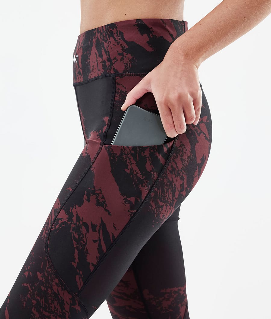 Dope Lofty Tech Leggings Damen Bordeaux | UW3425761