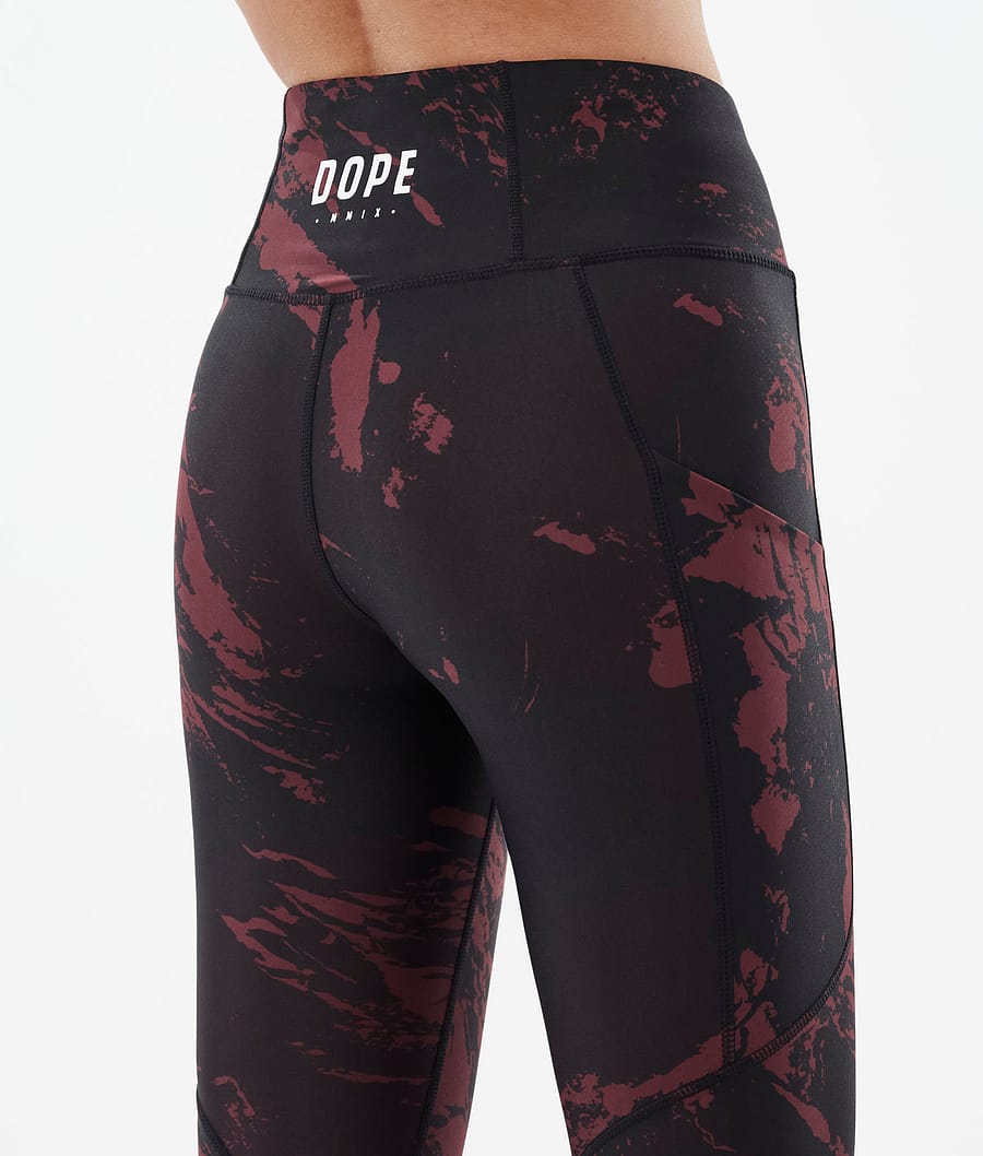 Dope Lofty Tech Leggings Damen Bordeaux | UW3425761