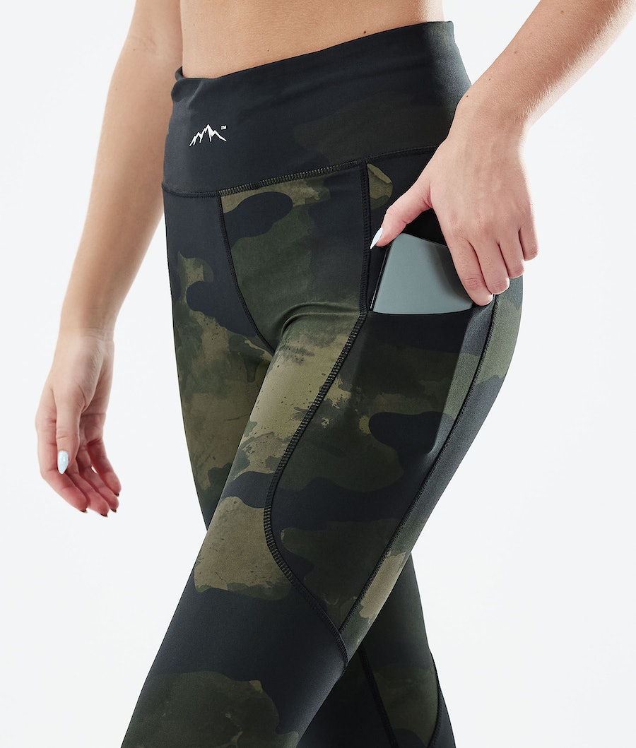 Dope Lofty Tech Leggings Damen Grün Camouflage | XO3274168