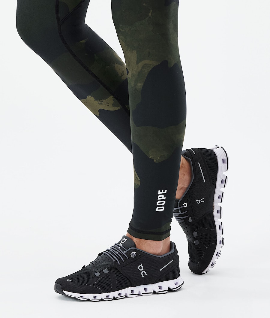 Dope Lofty Tech Leggings Damen Grün Camouflage | XO3274168