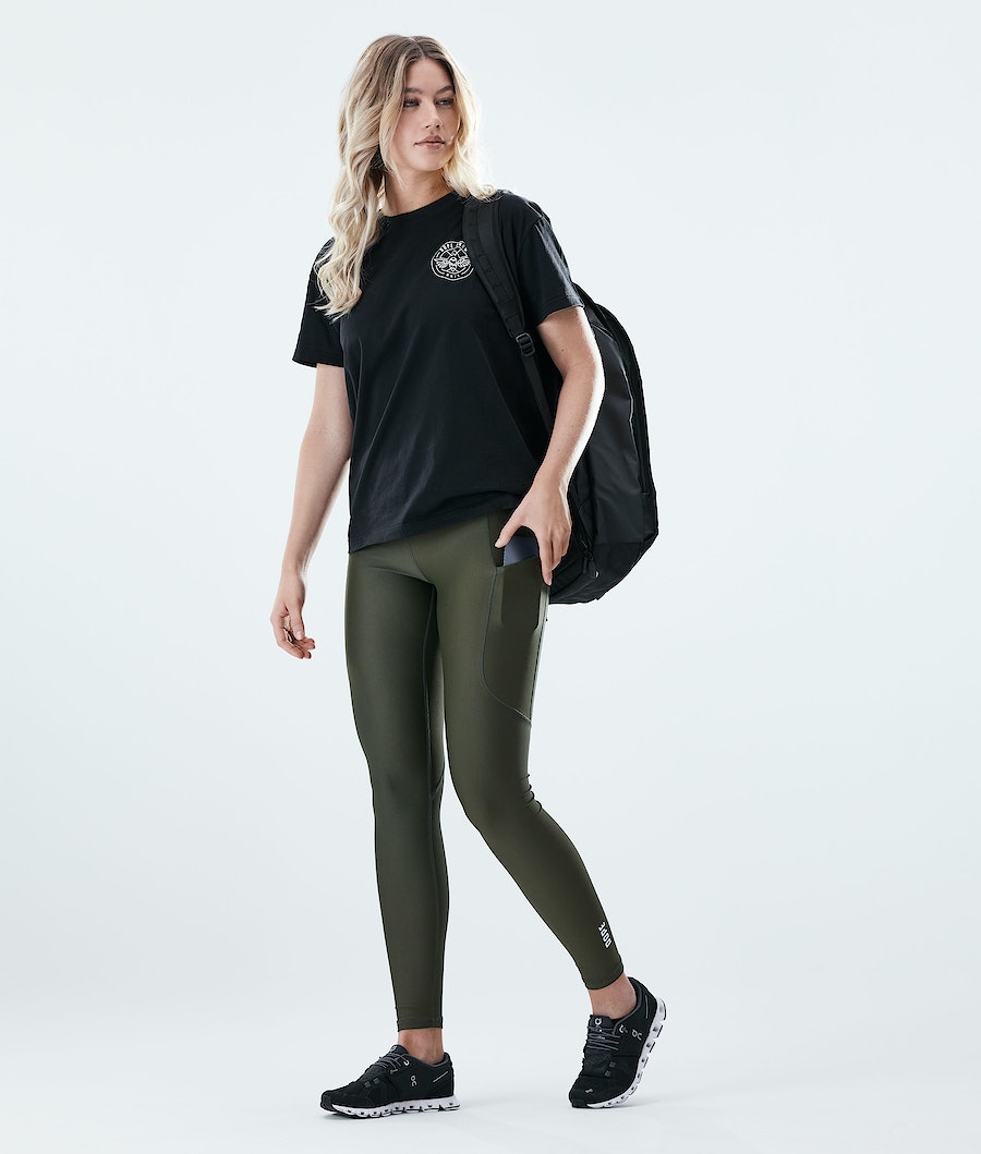 Dope Lofty Tech Leggings Damen Olivgrün Grün | HG2187054