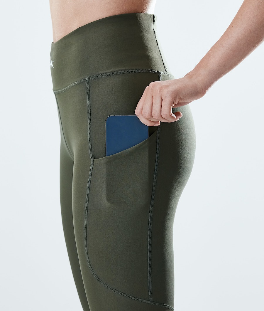 Dope Lofty Tech Leggings Damen Olivgrün Grün | HG2187054