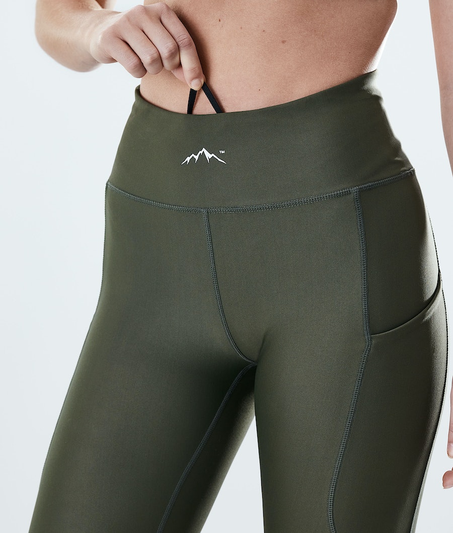 Dope Lofty Tech Leggings Damen Olivgrün Grün | HG2187054