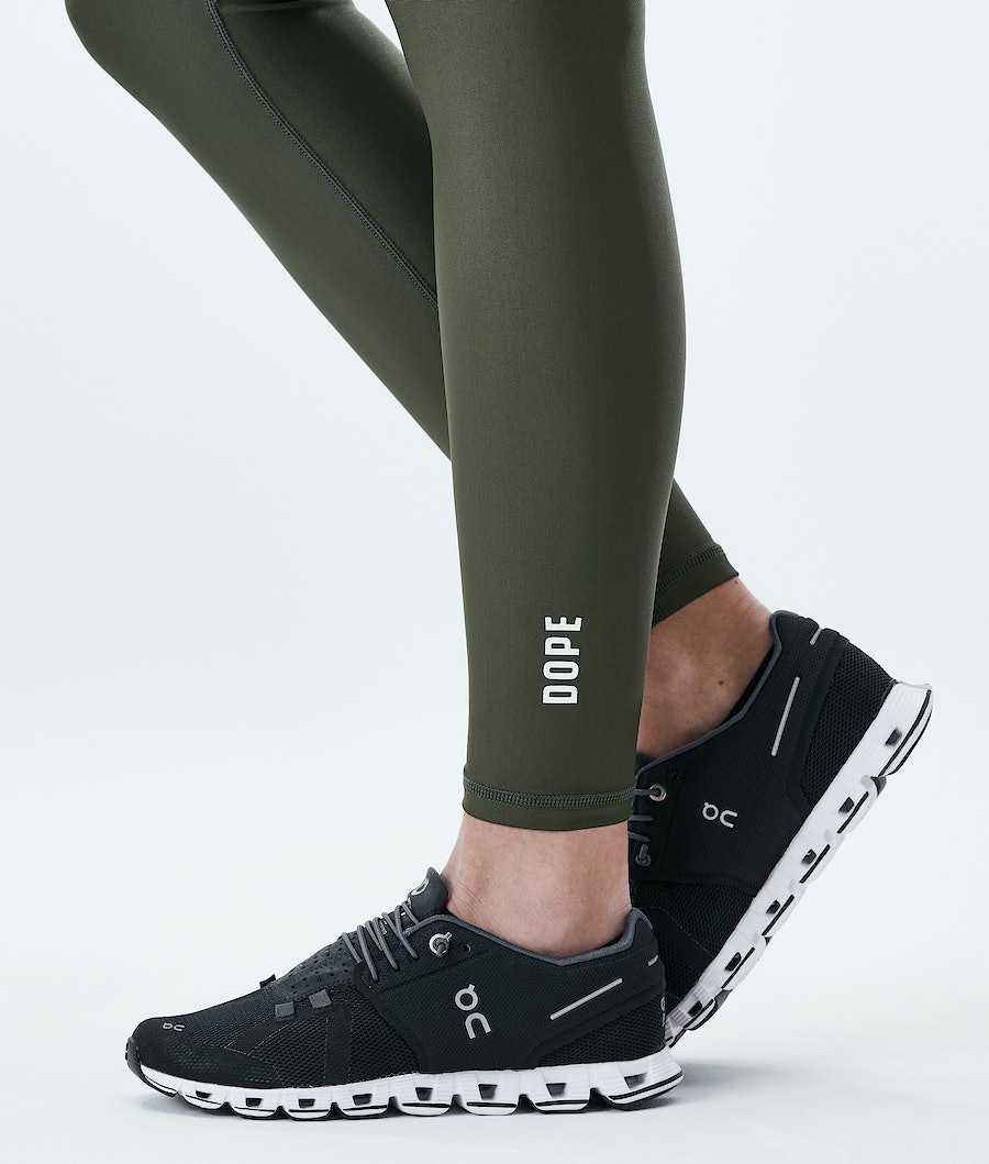 Dope Lofty Tech Leggings Damen Olivgrün Grün | HG2187054