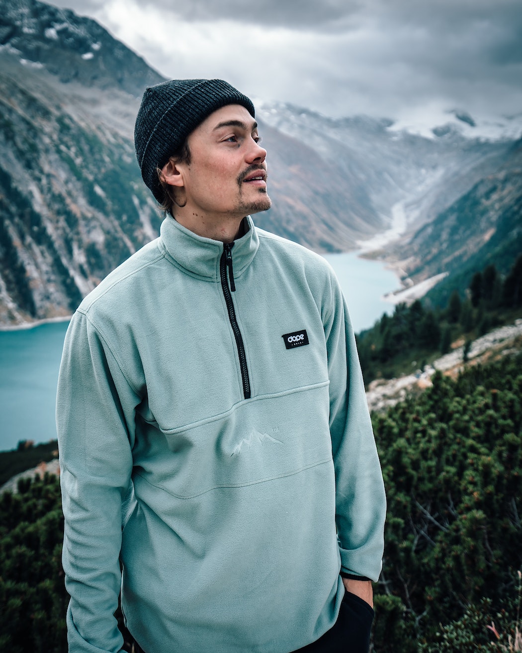 Dope Loyd Fleecepullover Herren Grün | PX4897315