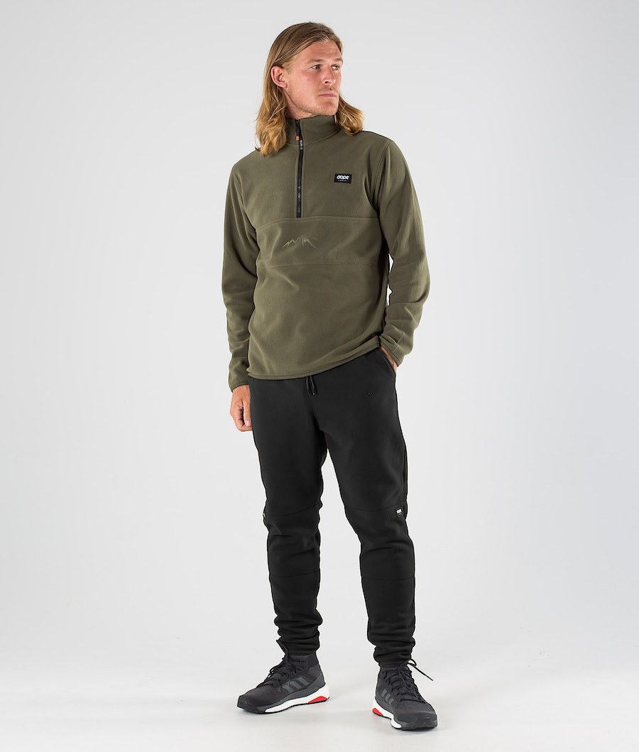 Dope Loyd Fleecepullover Herren Olivgrün Grün | XT6182750