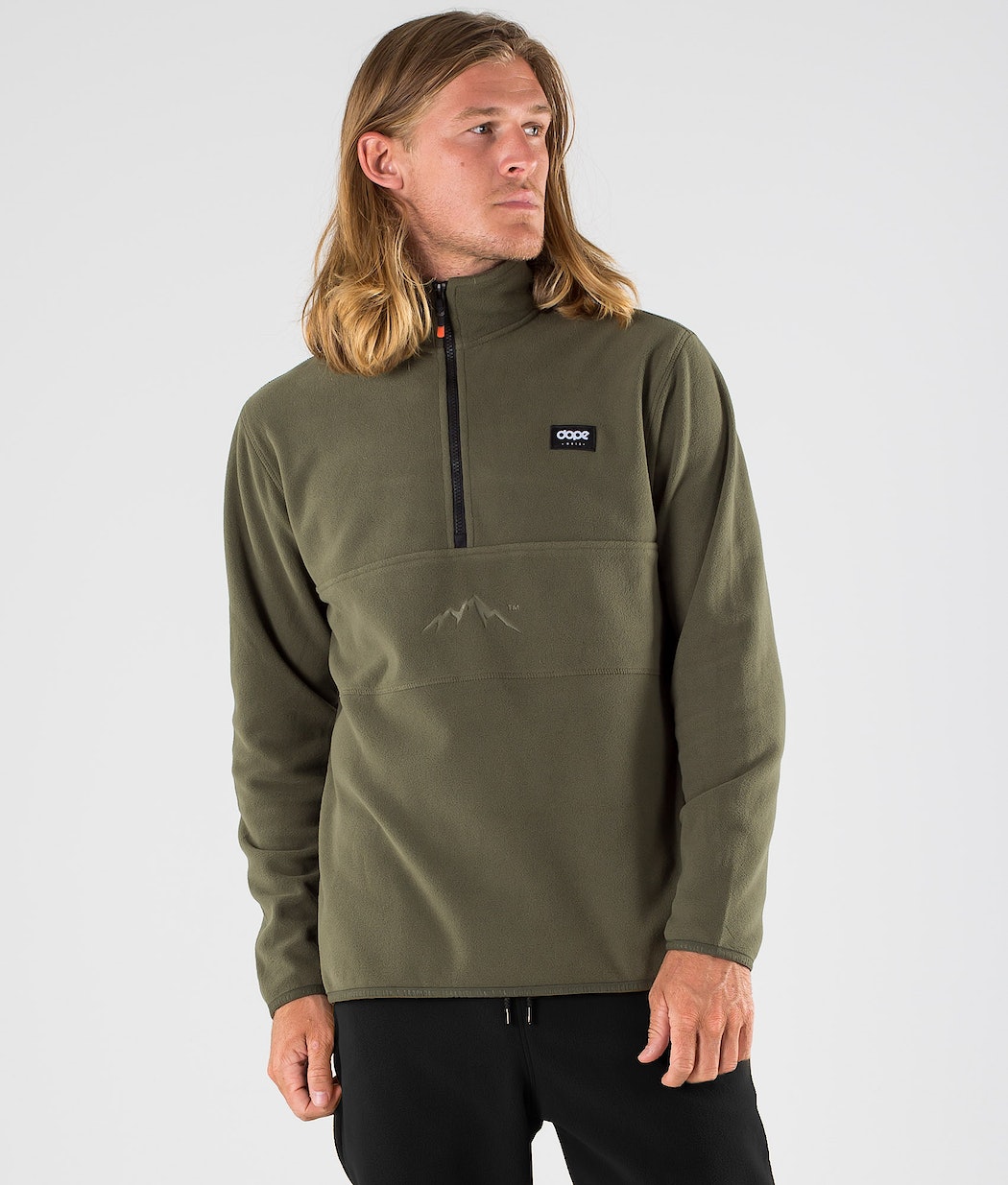 Dope Loyd Fleecepullover Herren Olivgrün Grün | XT6182750