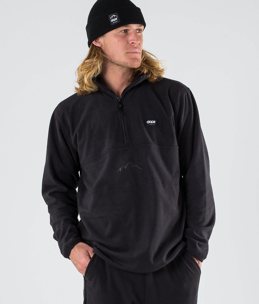 Dope Loyd Fleecepullover Herren Schwarz | BI6049278