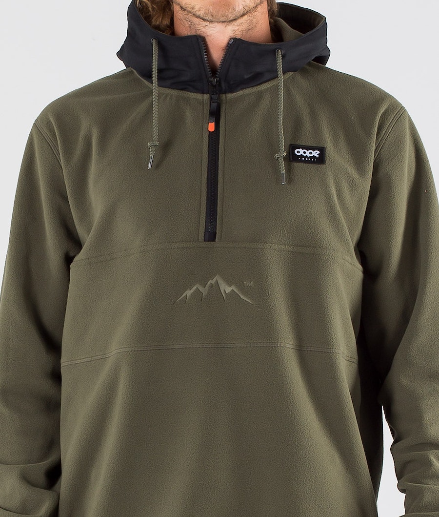 Dope Loyd PO Hoodie Herren Schwarz Olivgrün Grün | XR5203861