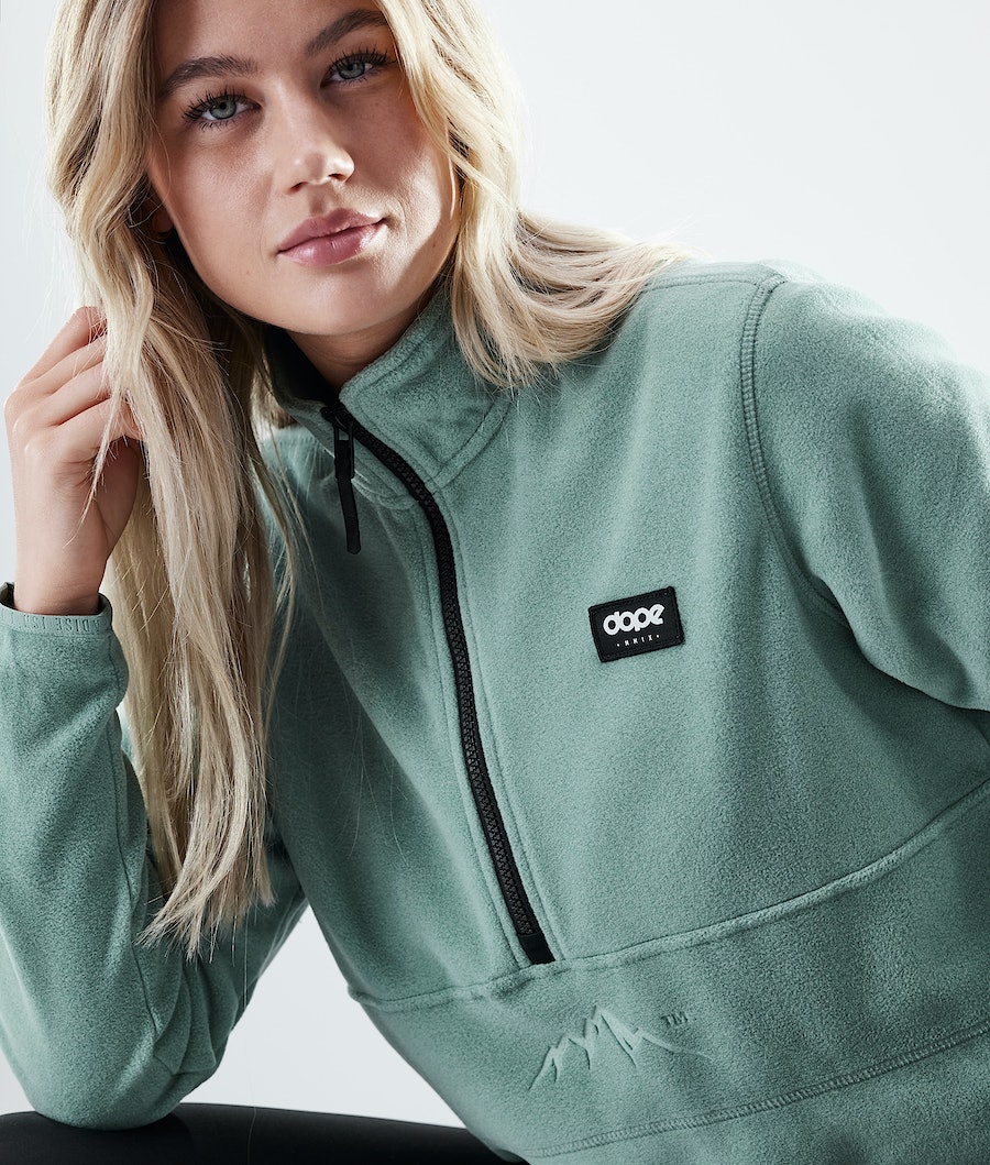 Dope Loyd W Fleecepullover Damen Grün | GH7913408