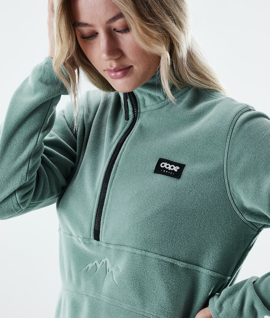 Dope Loyd W Fleecepullover Damen Grün | GH7913408