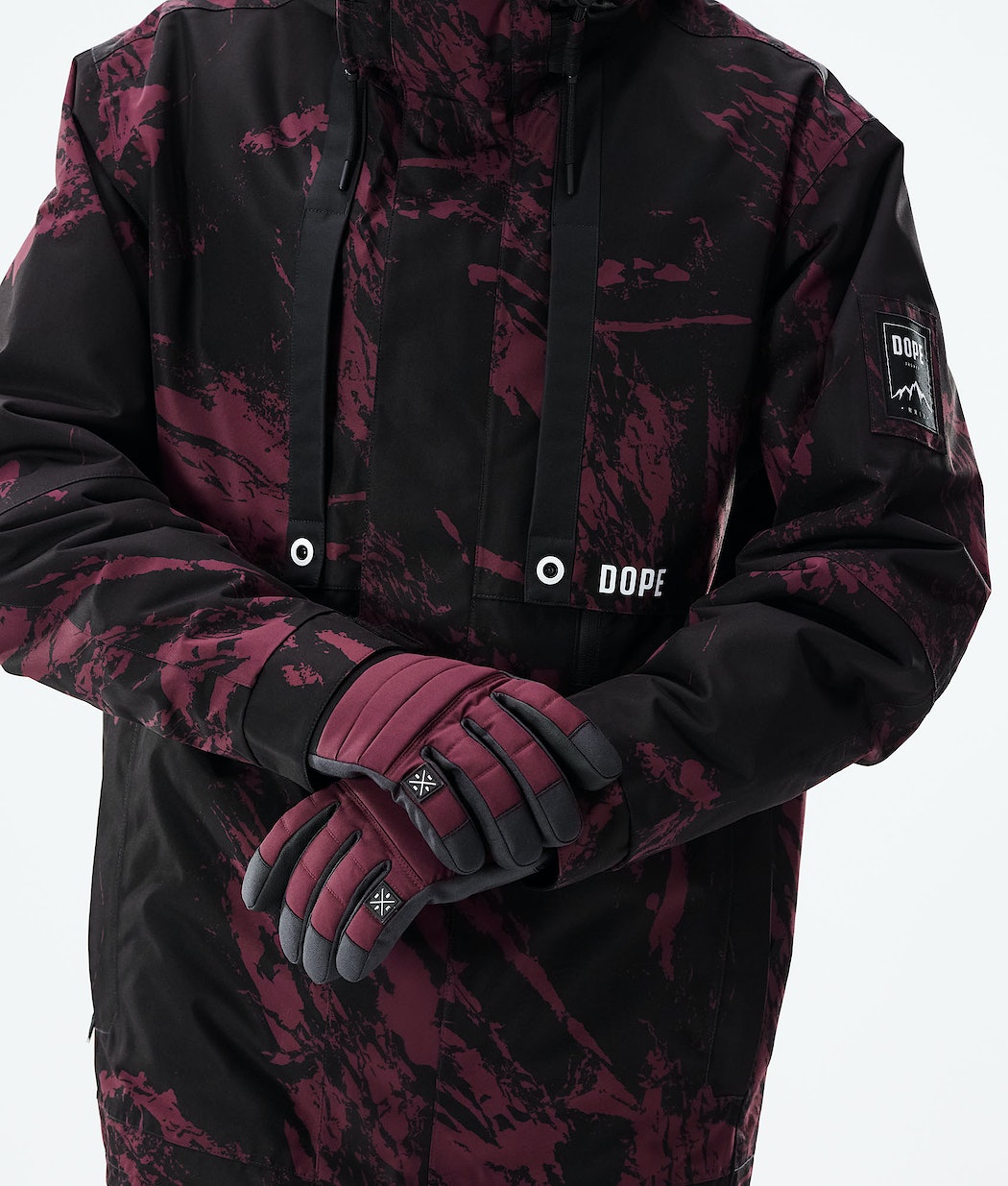 Dope Mojo Snowboardjacke Herren Bordeaux | QM9634507