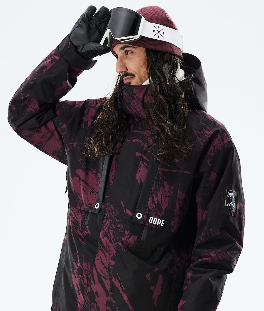Dope Mojo Snowboardjacke Herren Bordeaux | QM9634507