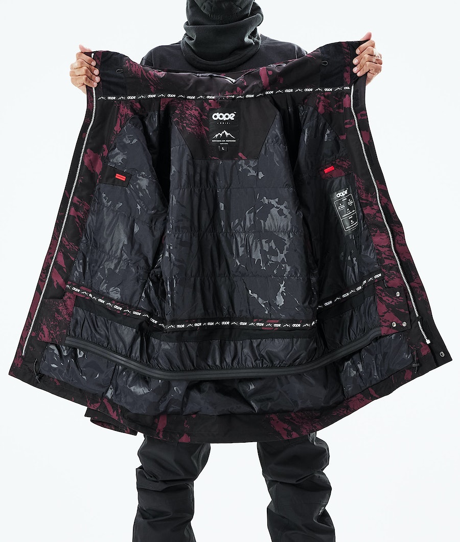 Dope Mojo Snowboardjacke Herren Bordeaux | QM9634507
