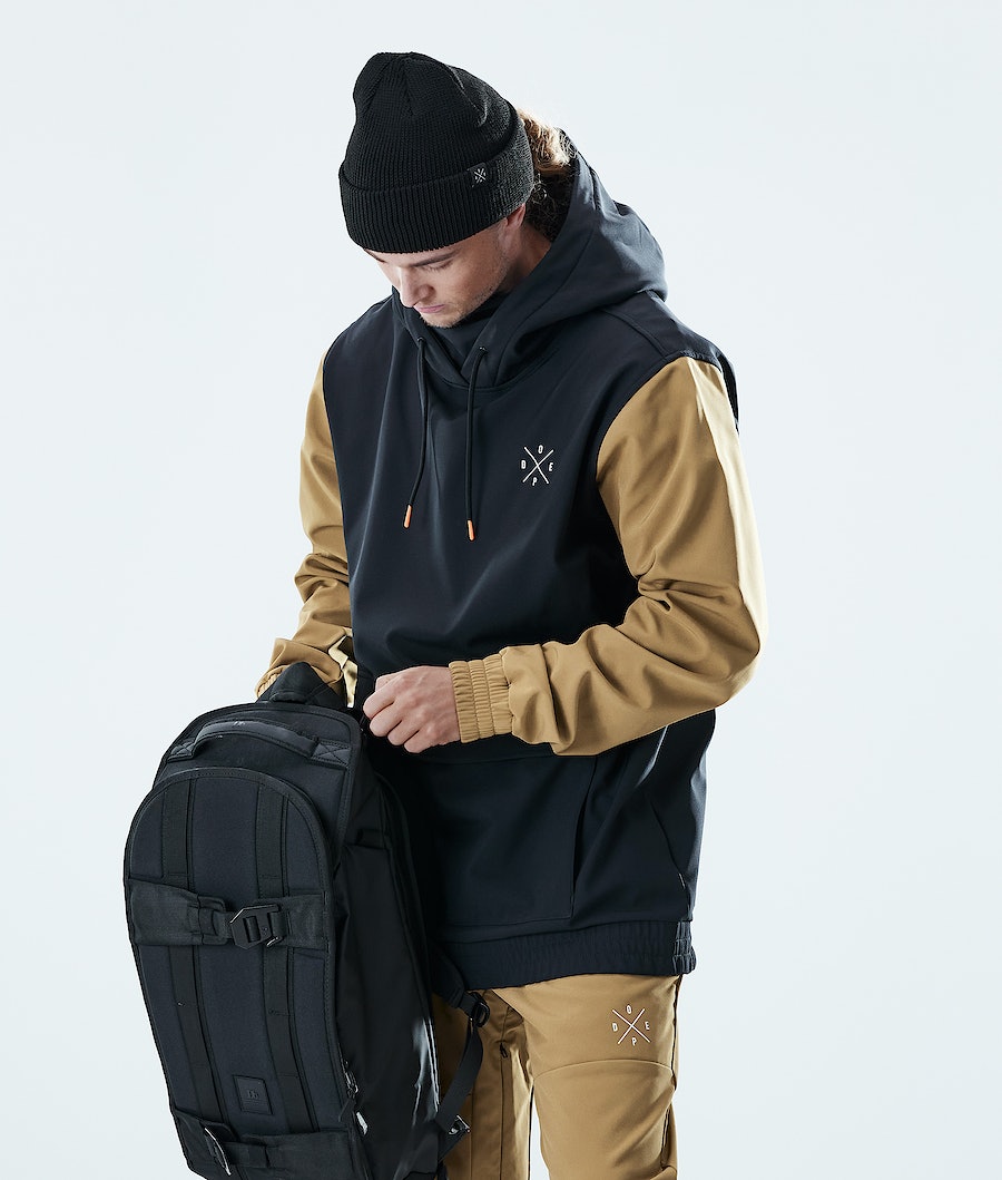 Dope Nomad Skijacke Herren Gold Schwarz | NQ5297416