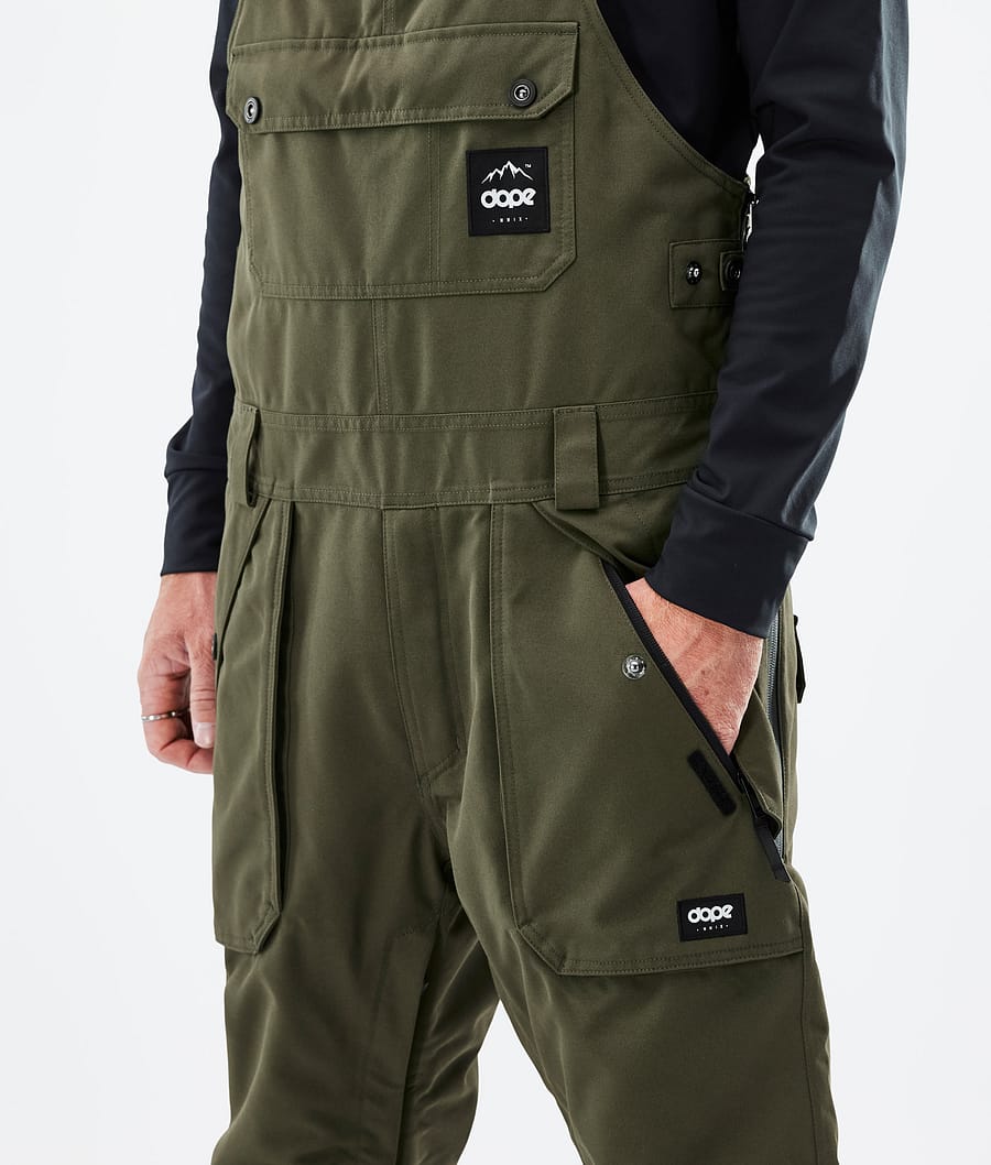 Dope Notorious B.I.B Snowboardhosen Herren Olivgrün Grün | HT9534726