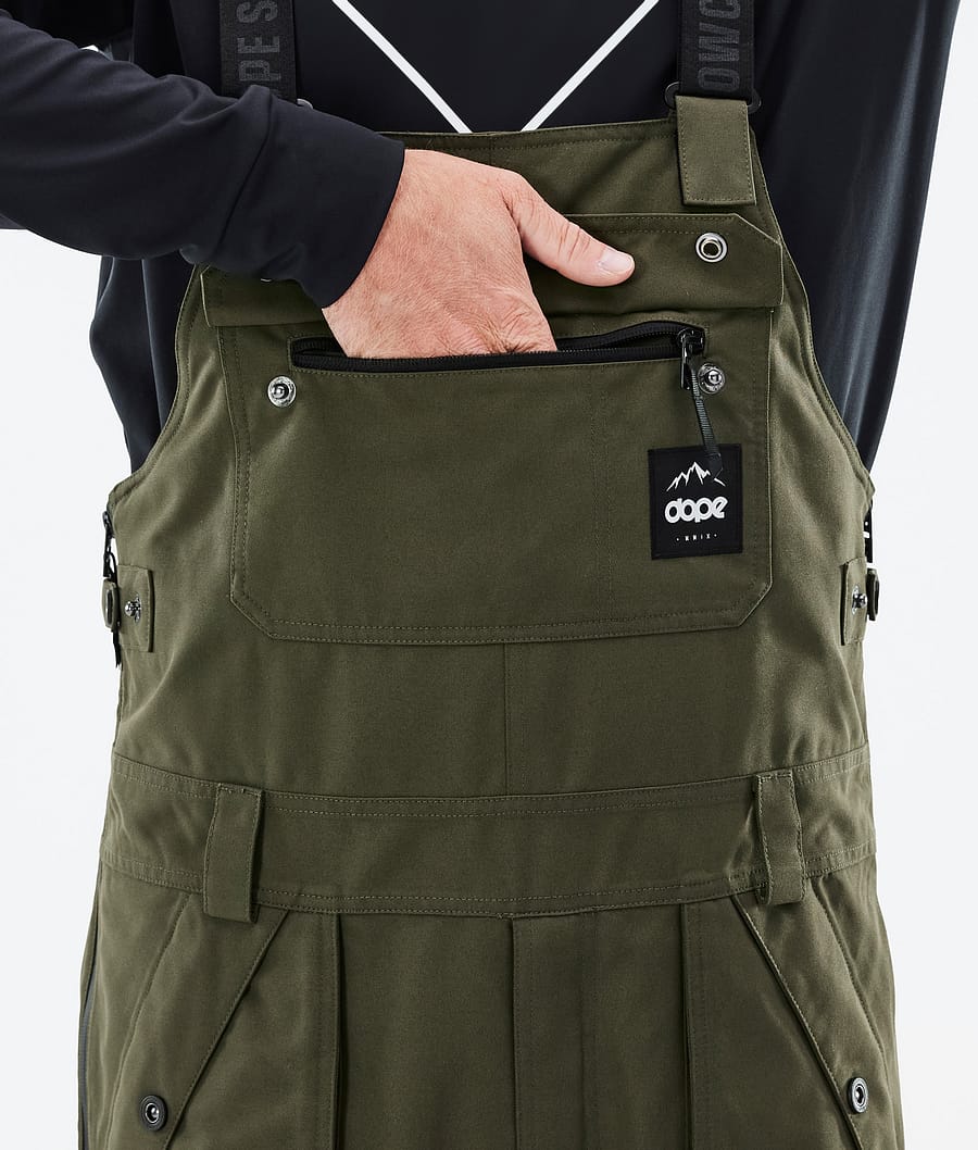 Dope Notorious B.I.B Snowboardhosen Herren Olivgrün Grün | HT9534726
