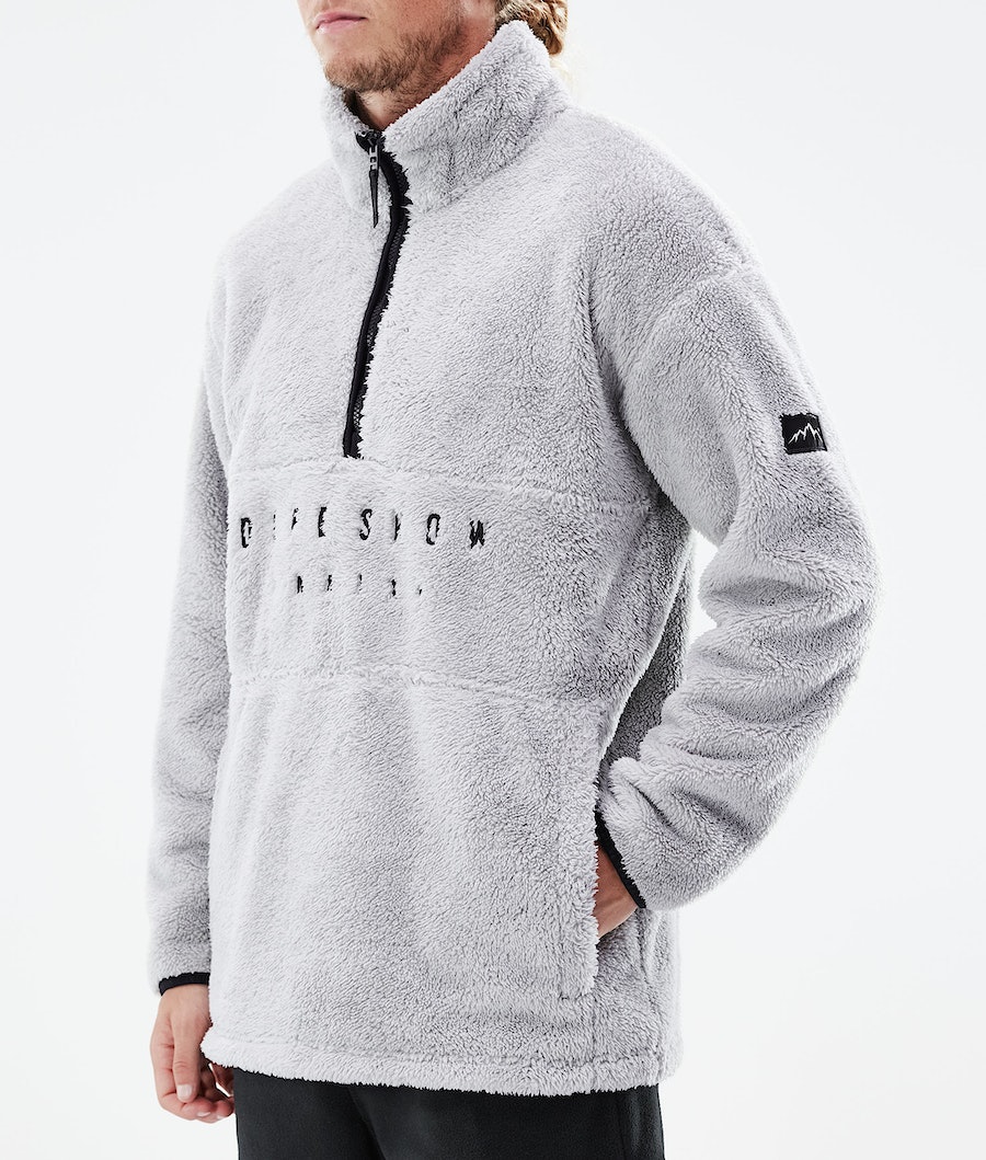 Dope Pile Fleecepullover Herren Hellgrau | VI8957401