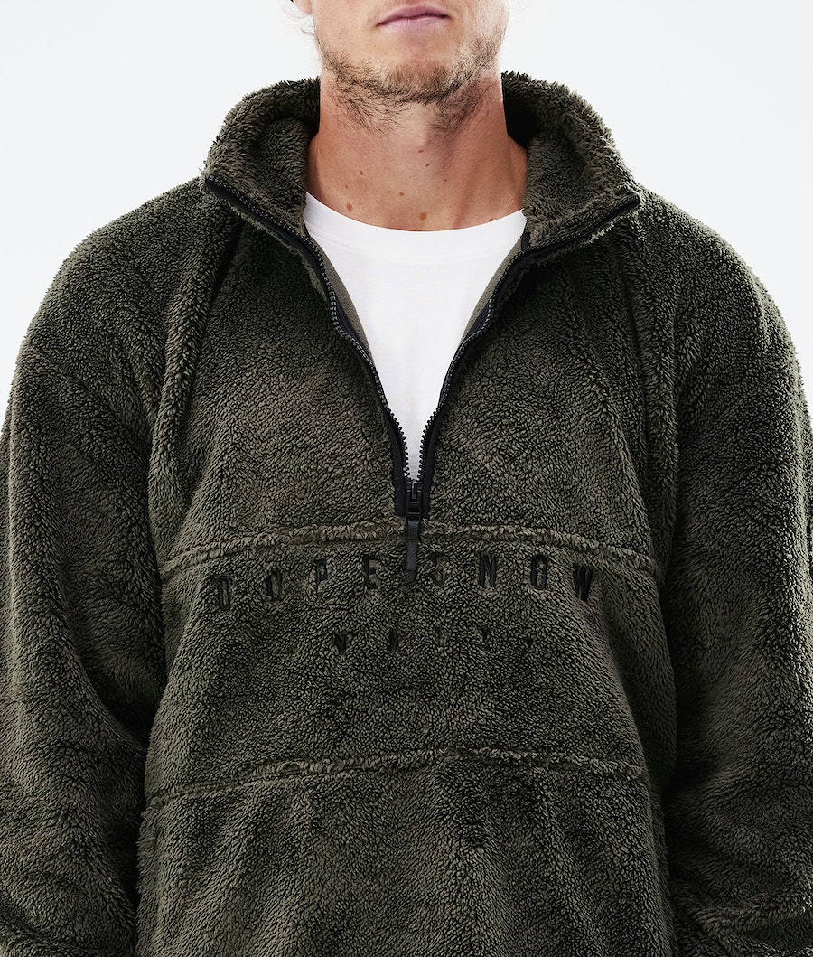 Dope Pile Fleecepullover Herren Olivgrün Grün | RV0281345