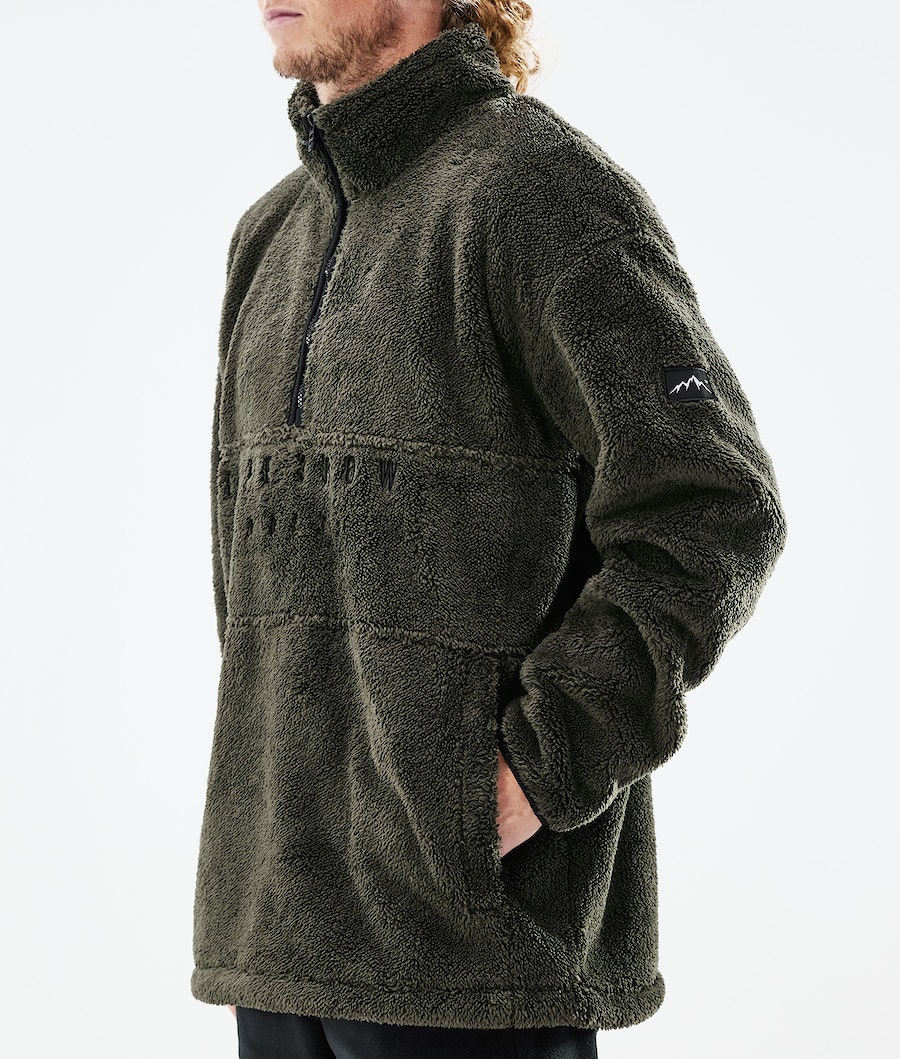 Dope Pile Fleecepullover Herren Olivgrün Grün | RV0281345