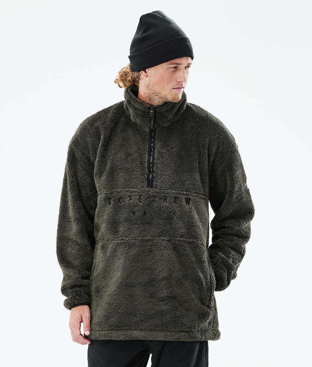 Dope Pile Fleecepullover Herren Olivgrün Grün | RV0281345
