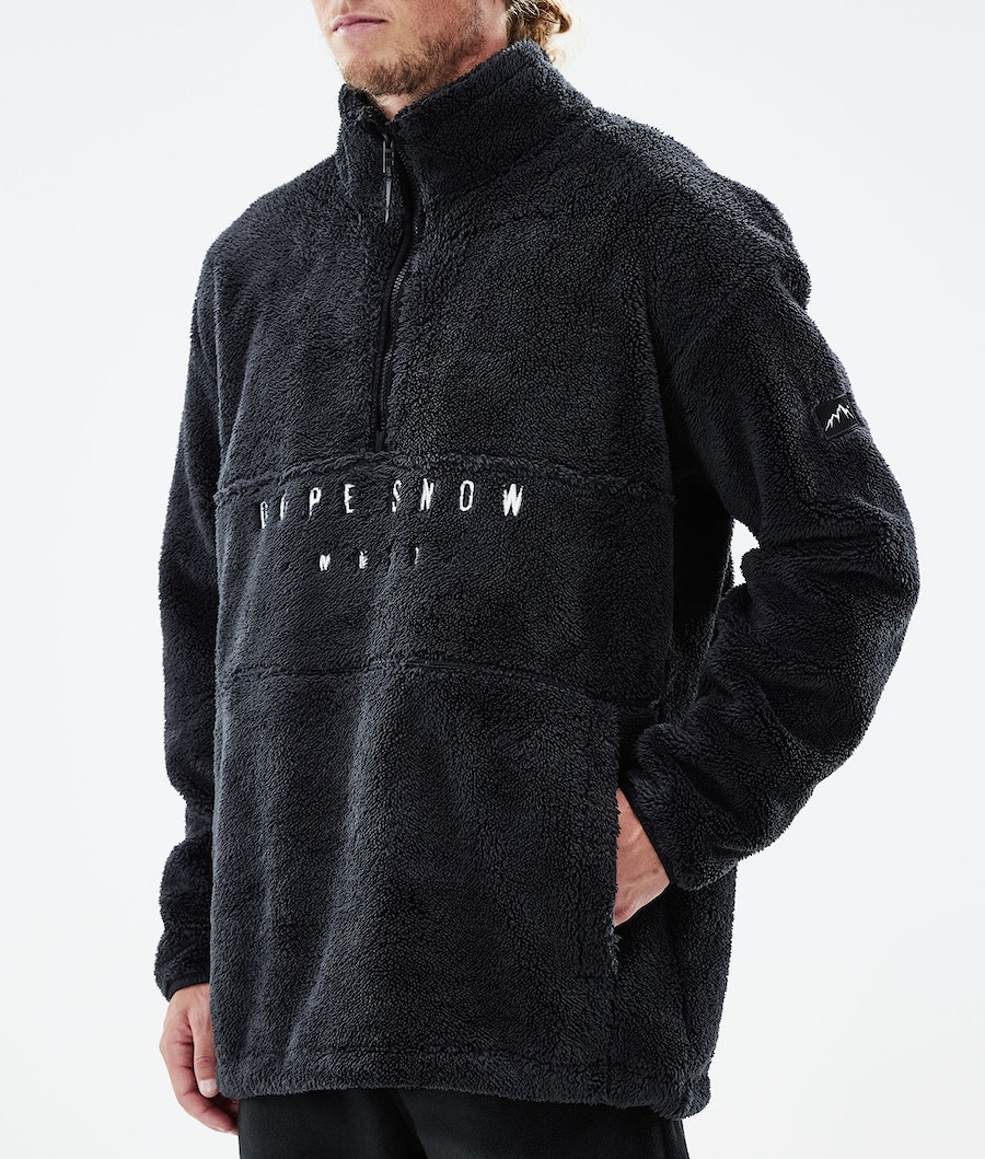 Dope Pile Fleecepullover Herren Schwarz | XS4283197