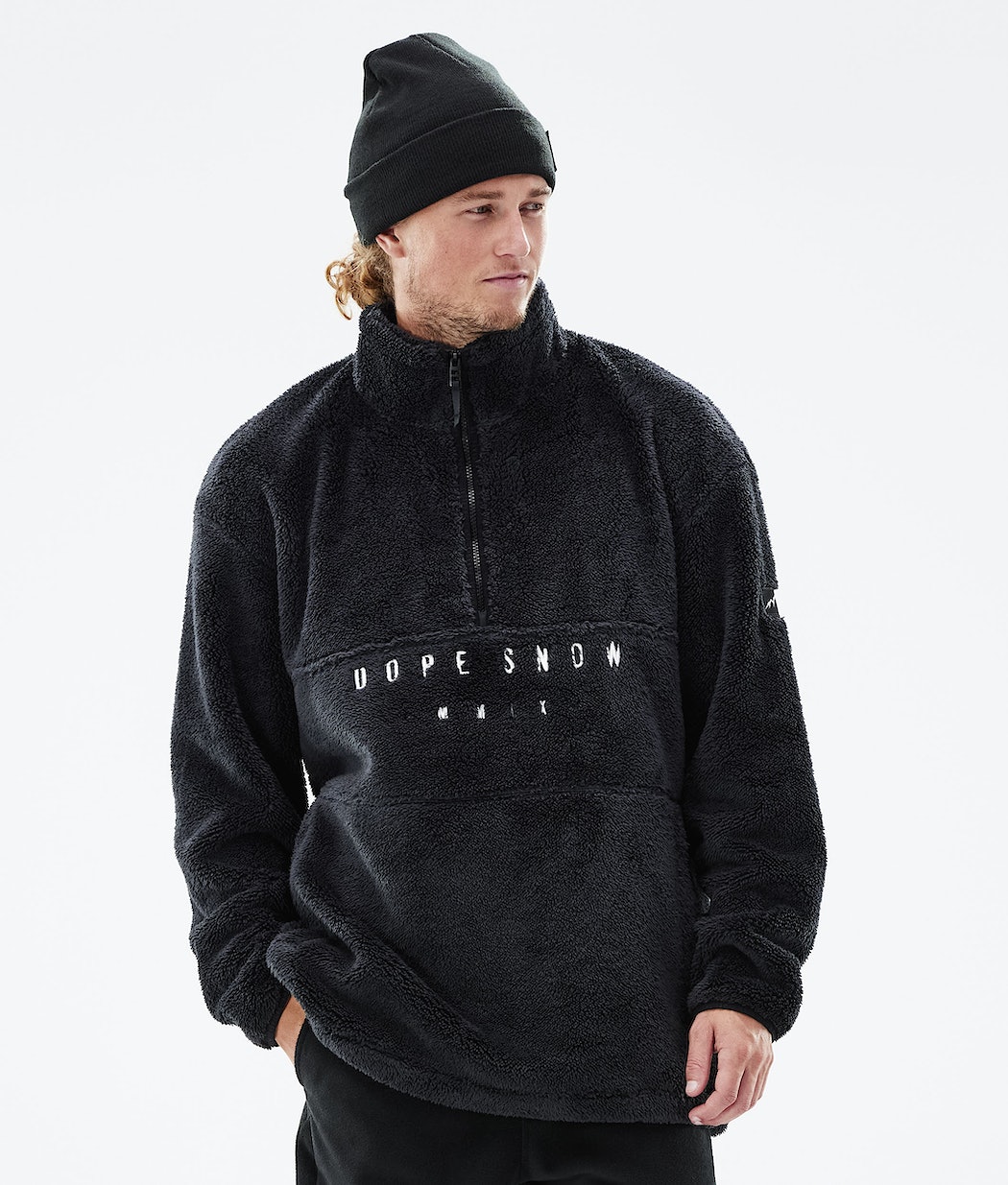 Dope Pile Fleecepullover Herren Schwarz | XS4283197