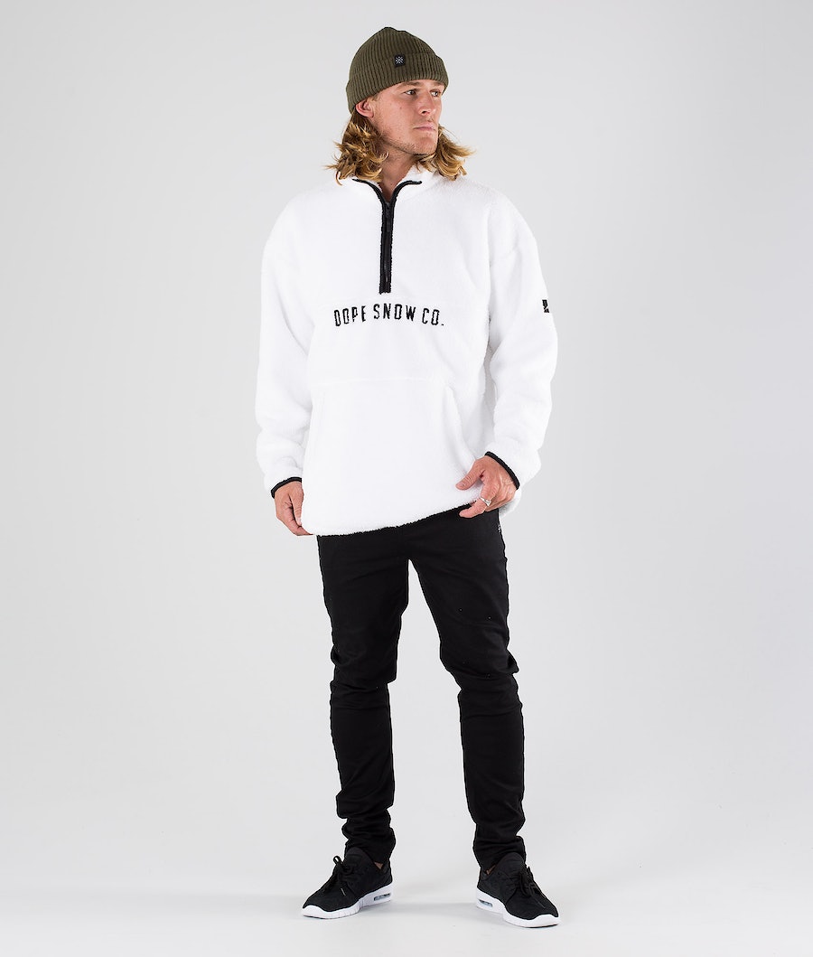 Dope Pile Fleecepullover Herren Weiß | MO8123065