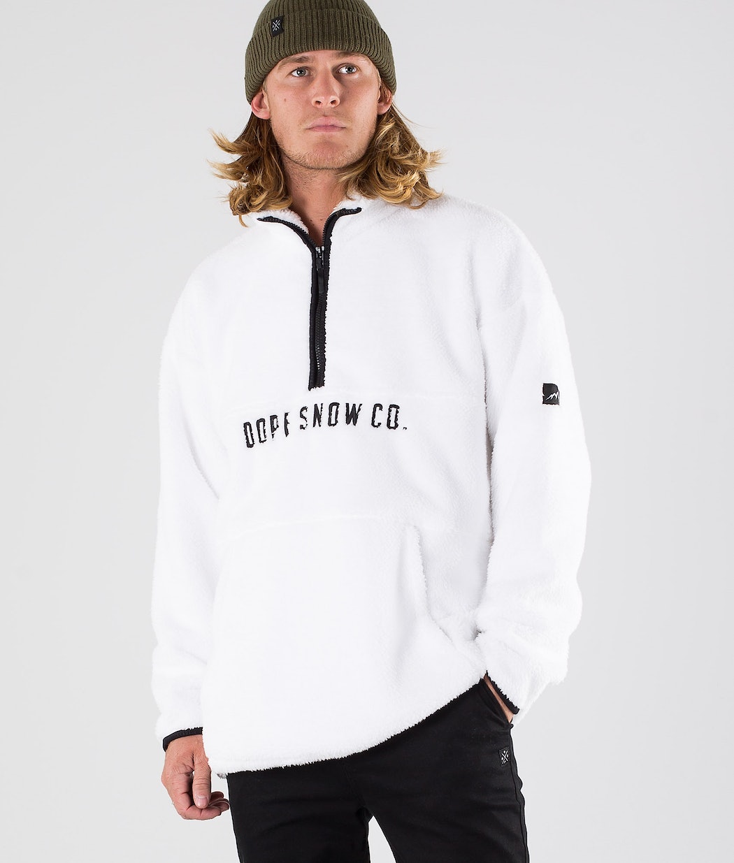 Dope Pile Fleecepullover Herren Weiß | MO8123065